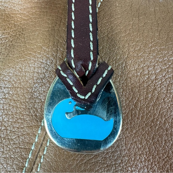 Dooney & Bourke - Tan Leather Mini East West Slouch Shoulder Bag - Picture 4 of 16